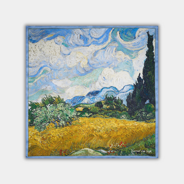Vincent van Gogh - Pole pszenicy z cyprysami