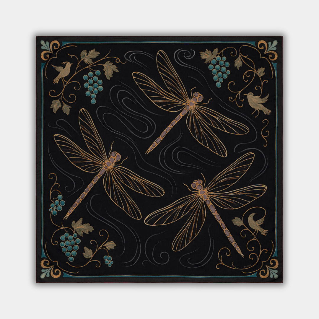 Szalik z wełny i jedwabiu NO.05 | 126x126