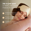 Jedwabna maska do spania