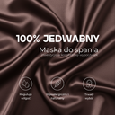 Jedwabna maska do spania