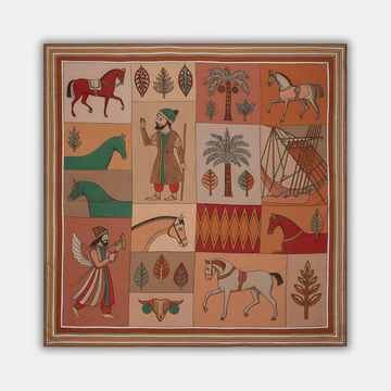 Szalik z wełny i jedwabiu NO.02 | 126x126