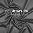 Jedwabna maska do spania