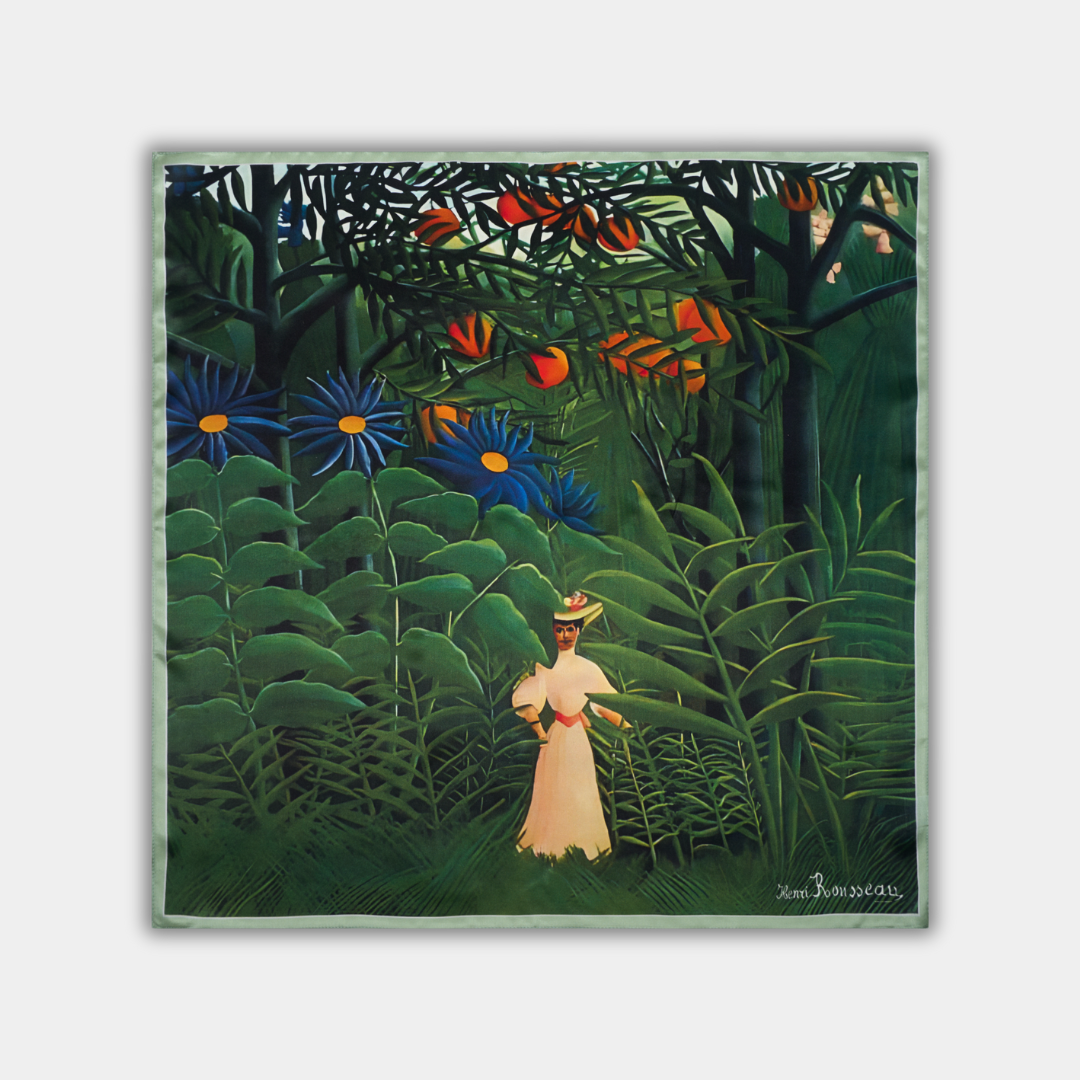 Henri Rousseau - Kobieta w egzotycznym lesie