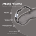 Jedwabna maska do spania