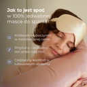 Jedwabna maska do spania