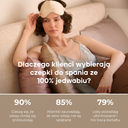 Jedwabna czapka do spania