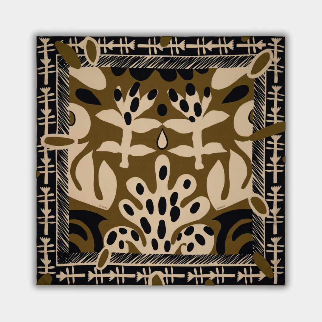 Szalik z wełny i jedwabiu NO.04 | 126x126