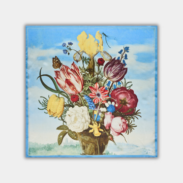 Ambrosius Bosschaert Starszy - Bukiet kwiatów na gzymsie