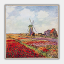 Claude Monet - Pola tulipanów w Holandii