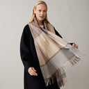 Duży kaszmirowy szal NO.31 | 200x65 - donum-silk.pl