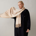 Duży kaszmirowy szal NO.11 | 200x65 - donum-silk.pl