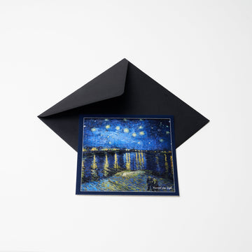 Pocztówka - Gwiaździsta Noc nad Rodanem